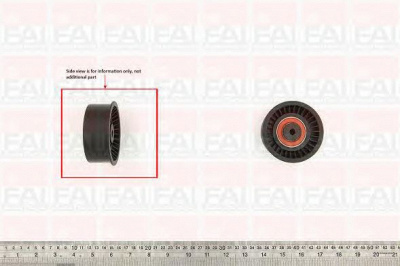 FAI AUTOPARTS t9501 -  Паразитный / Ведущий ролик, зубчатый ремень